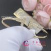 Tiffany T Pav?? Diamond Wire Bangle in Yellow Gold 73588235