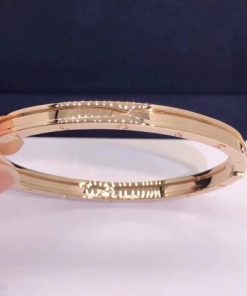 Bulgari BVLGARI Rose Gold Earring With Mother-Of-Pearl 354732