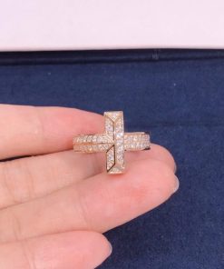 Tiffany T T1 Ring in Rose Gold with Diamonds 68169798