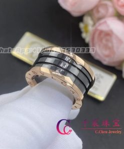 Bulgari B.Zero1 4-Band Ring Set With Pav?? Diamonds On The Spiral AN850556
