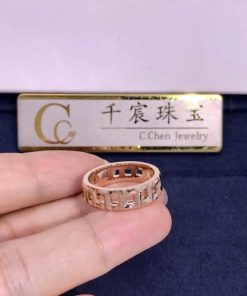 Tiffany T True Wide Ring Rose Gold 63064300