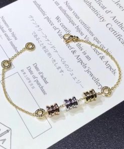 Bulgari B.Zero1 4-Band Ring With Pave Diamonds AN857022