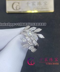 Tiffany Victoria? Diamond Vine Bypass Ring in Platinum 66886468