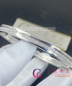Bulgari B.Zero1 4-Band Ring With Pave Diamonds On The Edges AN857023