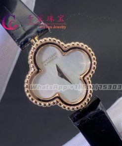 Van Cleef & Arpels Alhambra watch small model 18K Rose gold Mother-of-pearl