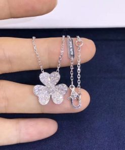 Van Cleef & Arpels Frivole Pendant, Small Model White Gold VCARD31800