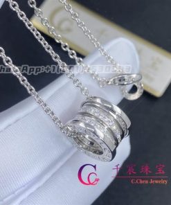 Bulgari B-Zero1 Earrings BzeroOne White Gold