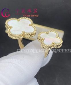 Van Cleef & Arpels Magic Alhambra Between the Finger Ring mother-of-pearl VCARN05500