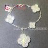 Van Cleef & Arpels Magic Alhambra Bracelet 5 Motifs White Gold, Diamond VCARN9MQ00