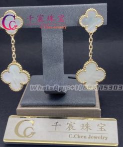 Van Cleef & Arpels Magic Alhambra Earrings 2 Motifs Mother-of-pearl VCARD78800