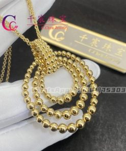 Van Cleef & Arpels Perl??e Couleurs Transformable Long Necklace 18K Yellow Gold VCARP4DL00