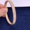 Van Cleef & Arpels Perl??e Diamonds Bracelet 1 Row Medium Model rose gold Diamond VCARP27F00
