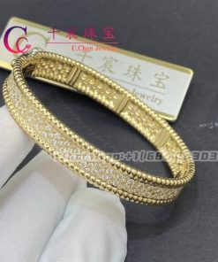 Van Cleef & Arpels Perl??e Diamonds Bracelet 3 Rows Small Model VCARP5DP00