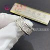 Van Cleef Arpels Perl??e Diamonds Ring 3 Rows White Gold Diamond VCARN9Q000