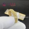 Van Cleef Arpels Perl??e Pearls of Gold Ring, 3 Rows Yellow Gold VCARP0X800