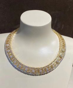 Van Cleef & Arpels Snowflake Necklace Yellow Gold, Diamond VCARO3RR00