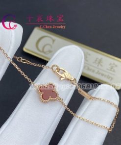 Van Cleef & Arpels Sweet Alhambra Bracelet Carnelian VCARN59K00