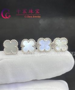 Van Cleef & Arpels Sweet Alhambra Earstuds Mother-of-pearl VCARG12000