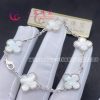 Van Cleef & Arpels Vintage Alhambra Bracelet 5 Motifs Rose Gold And Carnelian VCARP7RP00