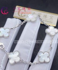 Van Cleef & Arpels Vintage Alhambra Bracelet 5 Motifs Rose Gold And Carnelian VCARP7RP00