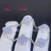 Van Cleef & Arpels Vintage Alhambra Bracelet 5 Motifs White Gold Diamond VCARA41500