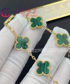 Van Cleef & Arpels Vintage Alhambra Bracelet 5 Motifs yellow gold VCARO1IE00