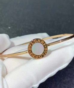 Bulgari B.Zero1 White Gold Diamond Hoop Earrings OR851274