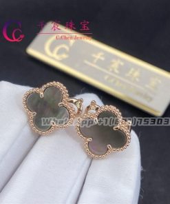 Van Cleef & Arpels Vintage Alhambra Earrings Rose Gold VCARP2R500