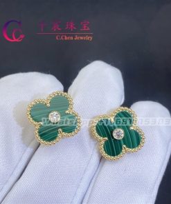Van Cleef & Arpels Vintage Alhambra Earrings Yellow Gold VCARO1IH00