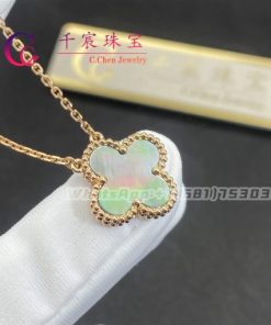 Van Cleef & Arpels Vintage Alhambra Pendant Gray Mother-of-pearl VCARP4KK00