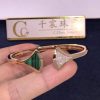 Bulgari Divas?? Dream Bracelet Rose Gold Diamond And Malachite