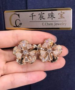 Bulgari Divas?? Dream Earrings Pave Diamonds 348364 OR856355