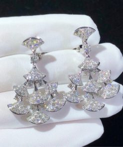 Bulgari Divas?? Dream Earrings White Gold Pav?? Diamonds 348365 OR856469