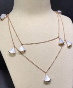 Bulgari Divas?? Dream Necklace Mother-of-pearl and Diamonds 350061 CL856969