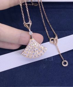 Bulgari Divas?? Dream Necklace Rose Gold Set Diamonds 350067