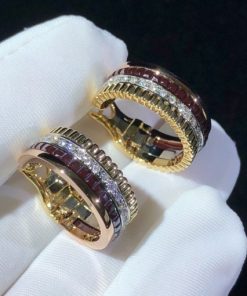 Boucheron Quatre Classique Hoop Earrings JCO00510