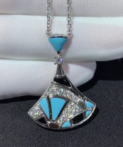 Bulgari Divas?? Dream Necklace with Turquoise and Diamonds 350738 CL857130