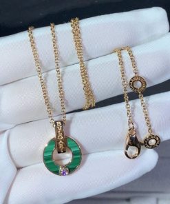 Bulgari Necklace Malachite 357313