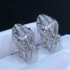 Bulgari Serpenti Earrings White Gold And Set With Pav?? Diamonds