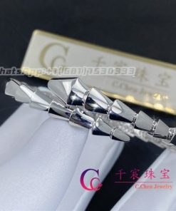 Bulgari Serpenti Viper 18 Kt White Gold Bracelet 359404