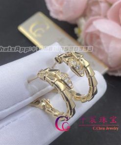 Bulgari Serpenti Viper Earrings 18 kt yellow gold 360444