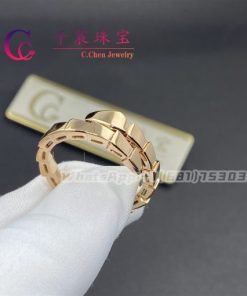 Bulgari Serpenti Viper Rose Gold Ring 358638