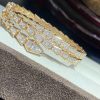 Bulgari Serpenti Viper Two-Coil Bracelet Yellow Gold And Set With Pav?? Diamonds Bracelet