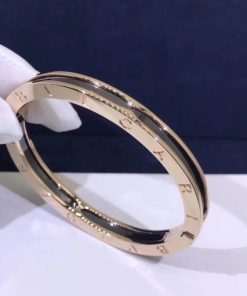 Bvlgari Bracelet Onyx And Pav?? Diamonds
