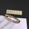 Bvlgari B.zero1 Bangle Bracelet in 18k Rose Gold and Cermet 352998