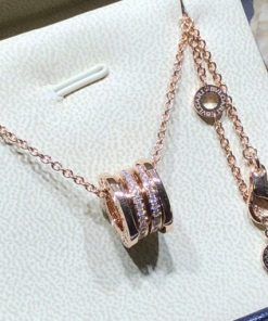 Bvlgari B.zero1 Design Legend Necklace Black Ceramic