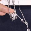Bvlgari B.zero1 Design Legend Necklace Set with Pav?? Diamonds 355060