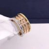 Bvlgari B.zero1 Earrings 18kt Rose Gold and White Ceramic 346464