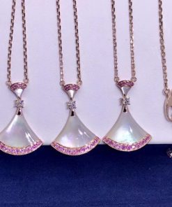Bvlgari Divas?? Dream Necklace Set with Mother-of-pearl and Pink Sapphires 357220