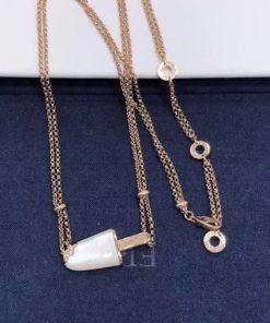 Bvlgari Gelati Necklace Set with Mother-of-pearl 356132
